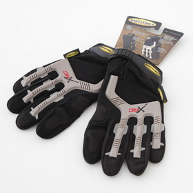 Smittybilt 1505 Gloves - Black/ Gray Logo - XLarge