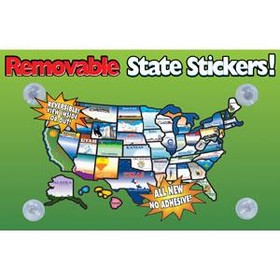 State Sticker REMOVABLESTATESTICKERS Removable State Stickers