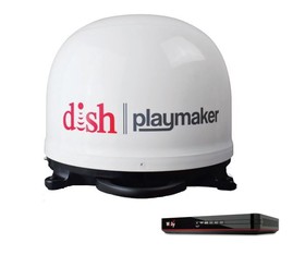 Winegard PL7000R Dish Playmaker Auto Sat Wht Bundle