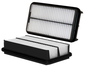 Wix Filters 46108 Air Filter; Oem Replacement; White; Panel; 9.85 Inch Length X 5.48 Inch Width X 2.06 Inch Height