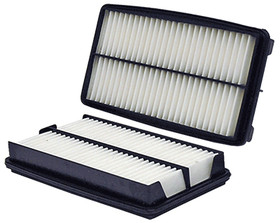 Wix Filters 49042 Air Filter; Oem Replacement; White; Fiber; Panel; 11.9 Inch Length X 6.85 Inch Width X 1.87 Inch Height