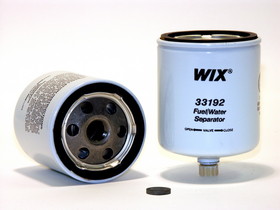 Wix Filters 33192 Fuel Filter; Spin-On Fuel/ Water Separator; 4.088 Inch Height X 2.985 Inch Outside Diameter Top; 300 Psi Burst Pressure; 14 Micron Element;