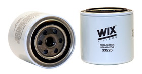 Wix Filters 33226 Fuel Filter; Spin-On Fuel/ Water Separator; 3.797 Inch Height X 3.684 Inch Outside Diameter Top; 265 Psi Burst Pressure; 14 Micron Element;