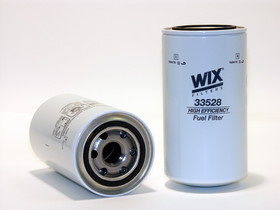 Wix Filters 33528 Fuel Filter; Spin-On Style; 7.007 Inch Height X 3.713 Inch Outside Diameter Top; 2 Micron Element;