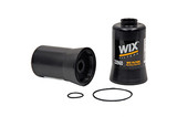 Wix Filters 33960 Fuel Water Separator Filter; Oe Replacement; In-Line; 3.958 Inch Top/ 3.472 Inch Bottom Diameter X 6.3 Inch Length; 7 Micron Paper Element; Black; With Gasket