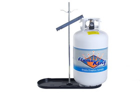 Flame King KT30MNT 30# Dual Propane Bottle Rack