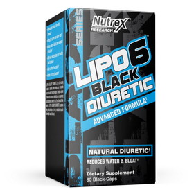Nutrex Research 7825 Lipo&#8209;6 Black Diuretic 80Ct