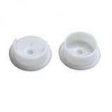 Nuk3y DD06-40WCX10 White Plastic Pole Socket Set 1-3/8