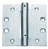 Nuk3y H44S-00SC 4" x 4" , Spring Hinge, UL Listed, Satin Chrome