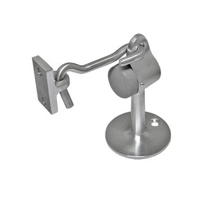 Cal-Royal HDFDSH66 US26D Commercial Grade Floor Stop with Hook and Holder, Satin Chrome