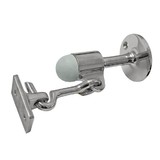 Cal-Royal HDWDS99 US26D Commercial Grade Wall Door Stop with Hook and Holder, Satin Chrome