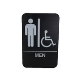 Cal-Royal MH68-BL Men ADA Restroom Sign, 6