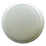 Fasteners Unlimited 001-1003W Surface Mount Round LED Ceiling/Under-Cabinet Light With Switch - White, 3 in. x 0.5 in.