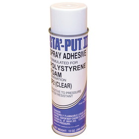 AP Products 001-SP213ACC Sta-Put SPII Spray Adhesive for Polystyrene Foam - 13 oz.