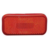 Fasteners Unlimited 003-58 Command Electronics Rounded Corner Clearance Light - Red with White Base