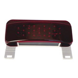 Fasteners Unlimited 003-81LM1 Surface Mount LED Taillight with License Bracket - White Base