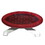 Fasteners Unlimited 003-85L Surface Mount Oval Elliptical LED Stop/Tail/Turn Light - Light With License Bracket, Price/EA
