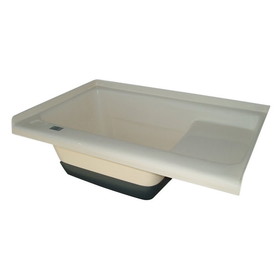 Icon 00474 Sit-In Step Tub with Left Hand Drain TU500LH - Polar White