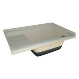 Icon 00476 Sit-In Step Tub with Right Hand Drain TU500RH - Polar White