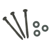 AP Products 012-LW 25 3/8 X 5 Hex Lag Screws with Washers - 3/8