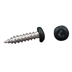 AP Products 012-PSQ500 8 x 1-1/2 Pan Head Screw - #8 x 1.5", Black, Pack of 500