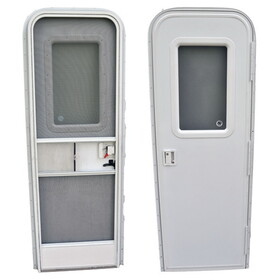 AP Products 015-217709 RV Radius Entrance Door - 26" x 72", Polar White