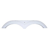 Icon 01690 Tandem Axle Fender Skirt FS790 for Dutchmen - Polar White