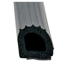 AP Products 018-206 Ribbed D Seal With Hats 1X1X50'