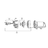 Flojet 02091-050 Automatic Triplex Diaphragm Series - Pressure Switch, 50 PSI