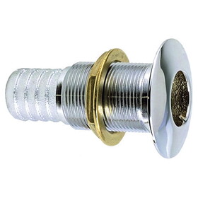 Perko 0350004DPC Chrome-Plated Thru-Hull Connection for Use with 5/8" Hose