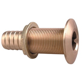 Perko 0350006DPP Plain Bronze Thru-Hull Connection for Use with 1" Hose