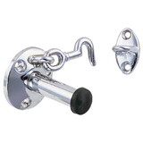 Perko 0574DP1CHR Chrome-Plated Door Stop and Holder - 2-3/8