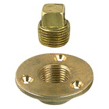 Perko 0714DP1PLB Bronze Garboard Drain Plug for 1/2
