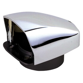 Perko 0870DP0CHR Chrome-Plated Cowl Ventilator with 3" Duct