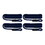 Extreme Max 3006.3002 BoatTector Solid Braid MFP Dock Line Value 4-Pack - 1/2" x 20', Royal Blue