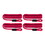 Extreme Max 3006.2999 BoatTector Solid Braid MFP Dock Line Value 4-Pack - 1/2" x 20', Red