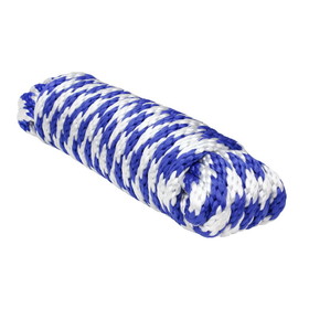 Extreme Max 3008.0226 Solid Braid MFP Utility Rope - 1/2" x 100', Blue/White