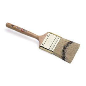 Redtree Industries 10011 Badger Fine Finish Natural Bristle Paint Brush - 1"