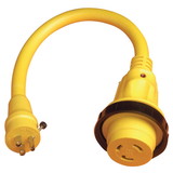 ParkPower 104SPPRV Pigtail Adapter - 15A Male to 30A Female, 18