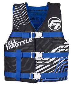 Full Throttle 112200-500-002-22 Youth Nylon Life Jacket - Blue