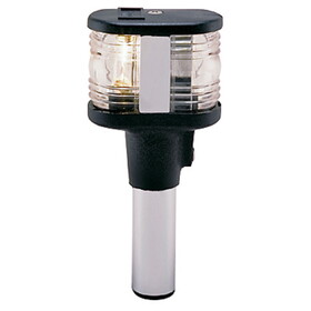 Perko 1197DP0CHR Fixed-Mount Combination Masthead/White All-Round Light - 4-7/8" Height