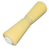 C.H. Yates 1200Y Yellow Plastic Heavy Duty 'V' Keel Roller - 12 in. x 0.625 in.