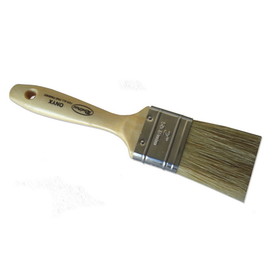 Redtree Industries 12013 Onyx Natural Bristle All-Around Paint Brush - 1"