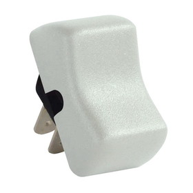 JR Products 12055 Momentary-On/Off/Momentary-On Switch - White