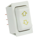 JR Products 12095 Slide-Out Switch for 13061 Harness - White