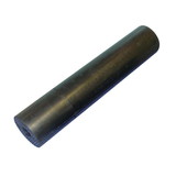 C.H. Yates 12243-4P Black Rubber Molded Straight Side Guide Roller - 12 in. x 2.5 in. x 0.5 in.