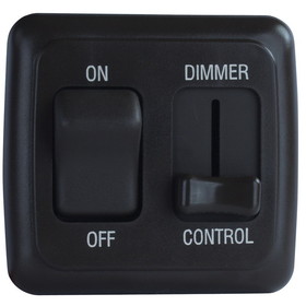 JR Products 12275 Dimmer/On-Off Switch - Black