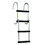 Garelick 12350-21 Removable Folding Pontoon Boarding Ladder