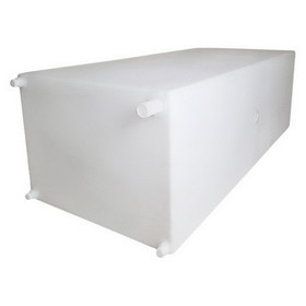 Icon 12720 Fresh Water Tank with 1/2" FTP and 1-1/4" Filler WT2456 - 47" x 16" x 21", 63 Gallon
