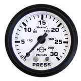 Faria 12903 Euro Water Pressure Gauge Kit (30 PSI) - 2